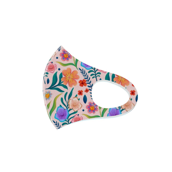 Ear Loop Mask - Very Floral Peach - printonitshop