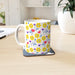 11oz Ceramic Mug - Yellow Flowers - printonitshop