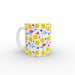 11oz Ceramic Mug - Flowers Yellow - printonitshop