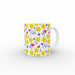 11oz Ceramic Mug - Flowers Yellow - printonitshop