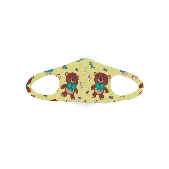 Ear Loop Mask - Toys Yellow - printonitshop