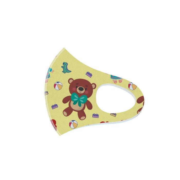 Ear Loop Mask - Toys Yellow - printonitshop