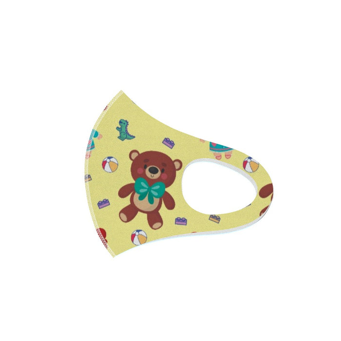 Ear Loop Mask - Toys Yellow - printonitshop