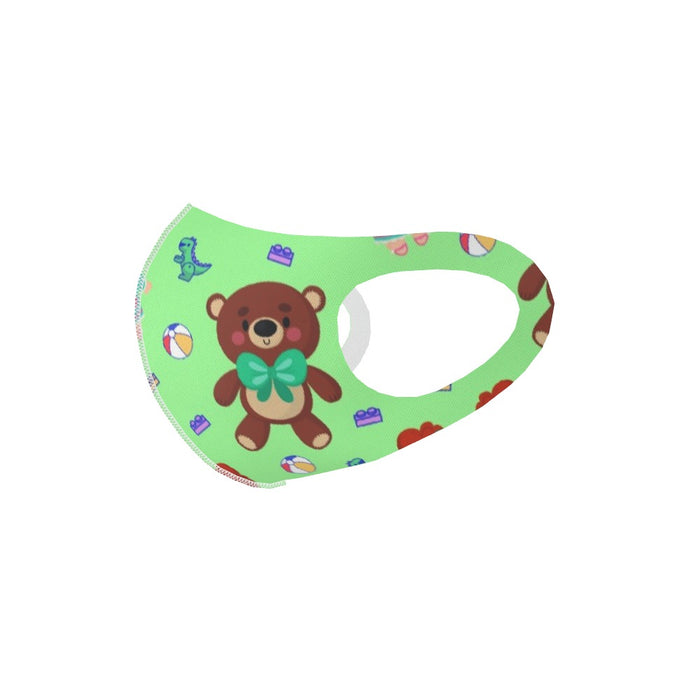 Ear Loop Mask - Toys Green - printonitshop