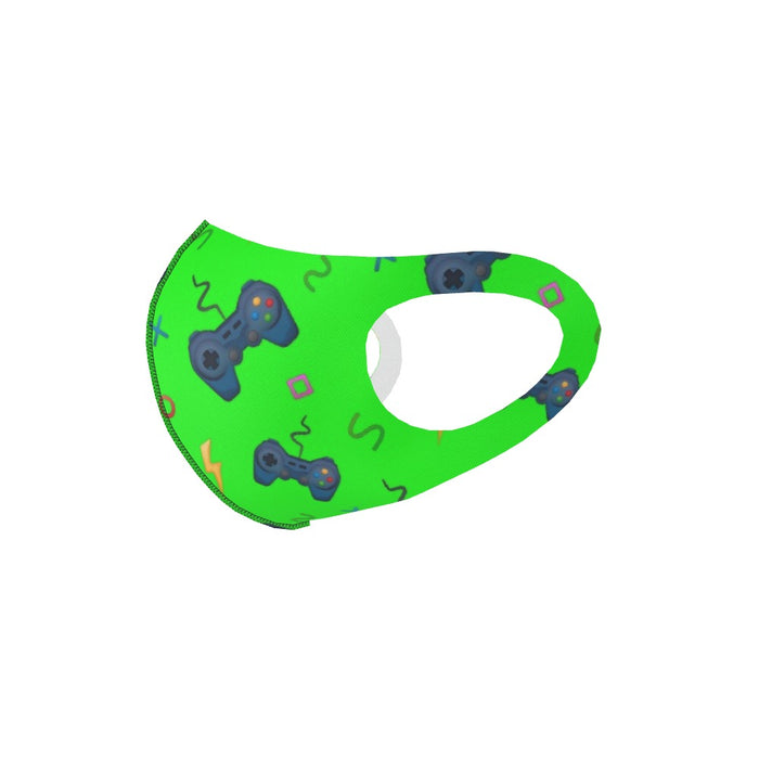 Ear Loop Mask - Bright Green Gaming - printonitshop