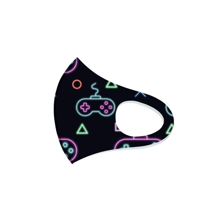 Ear Loop Mask - Gaming Neon Black - printonitshop