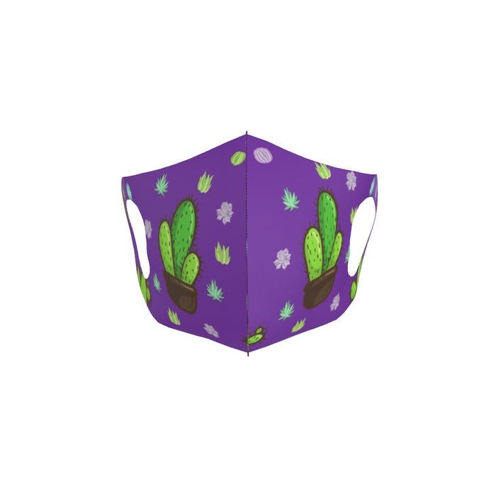 Ear Loop Mask - Cactus Purple - printonitshop