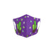 Ear Loop Mask - Cactus Purple - printonitshop