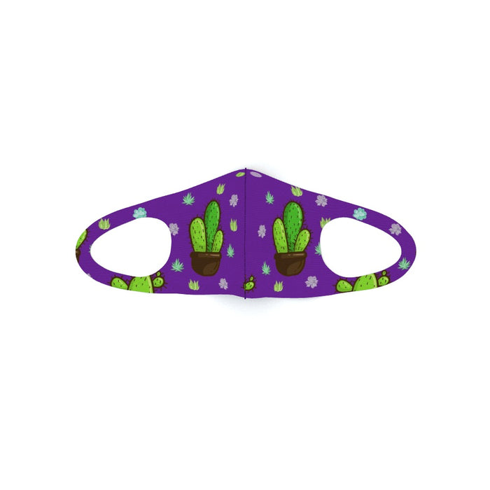 Ear Loop Mask - Cactus Purple - printonitshop