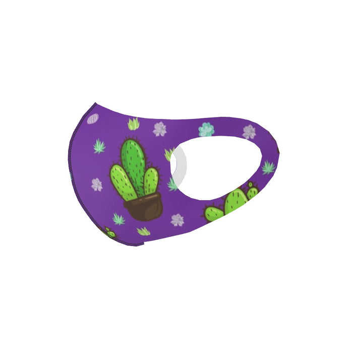 Ear Loop Mask - Cactus Purple - printonitshop