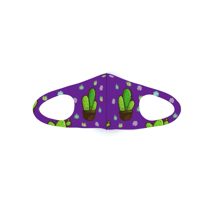 Ear Loop Mask - Cactus Purple - printonitshop