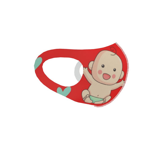 Ear Loop Mask - Baby Red - printonitshop