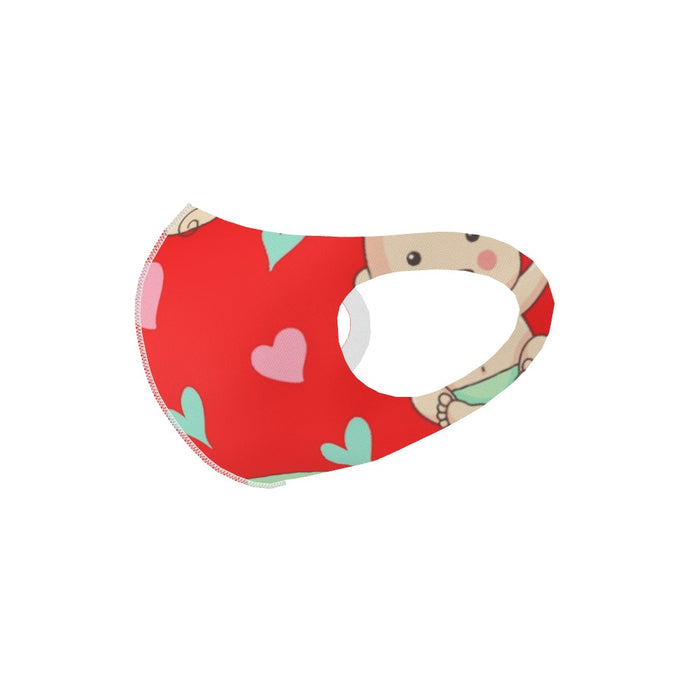 Ear Loop Mask - Baby Red - printonitshop