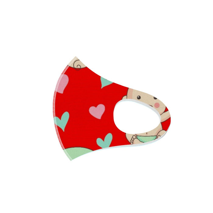 Ear Loop Mask - Baby Red - printonitshop