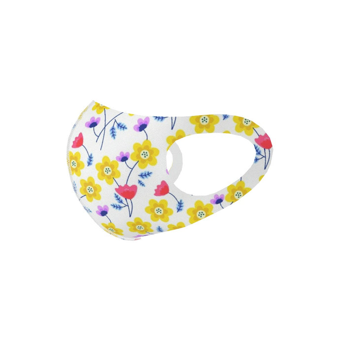 Ear Loop Mask - Yellow Flowers - printonitshop