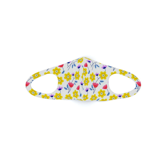 Ear Loop Mask - Yellow Flowers - printonitshop