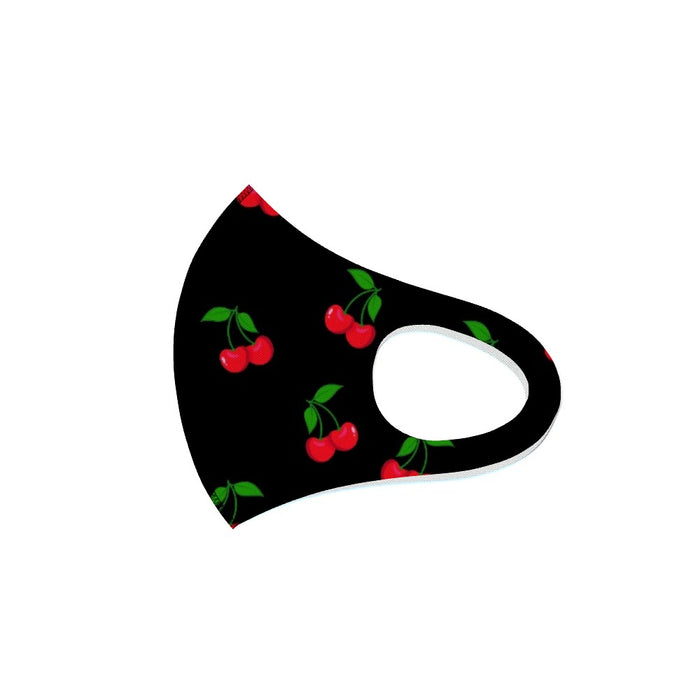 Ear Loop Mask - Black Cherries - printonitshop