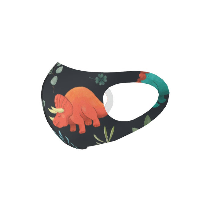 Ear Loop Mask - Dino Dark - printonitshop