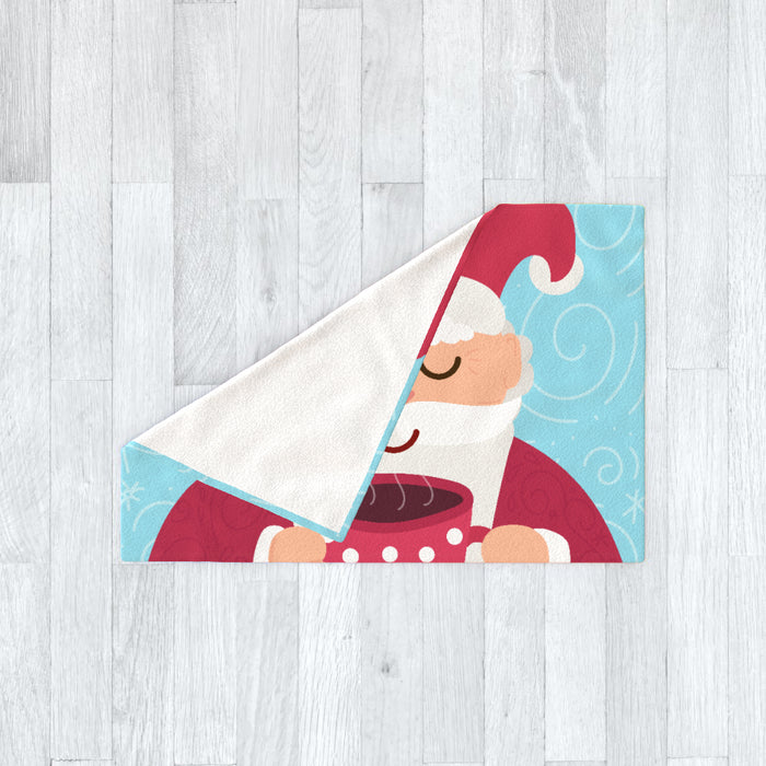 Blanket - Santa's Hot Drink - printonitshop