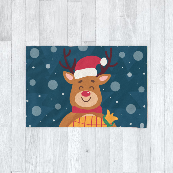 Blanket - Reindeer Smily - printonitshop