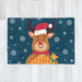 Blanket - Reindeer Smily - printonitshop