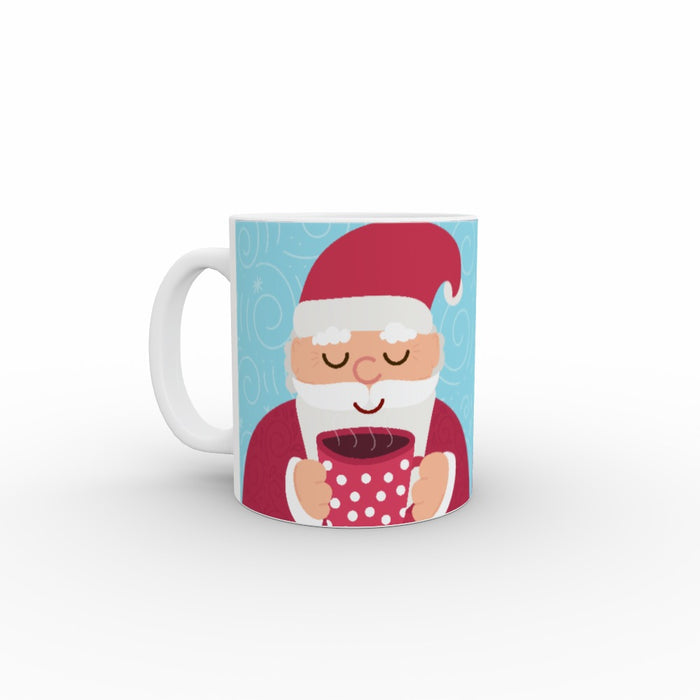 11oz Ceramic Mug - Santa's Hot Drink - printonitshop