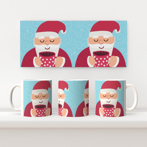 11oz Ceramic Mug - Santa's Hot Drink - printonitshop