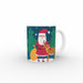 11oz Ceramic Mug - Santa and the Reindeer - printonitshop