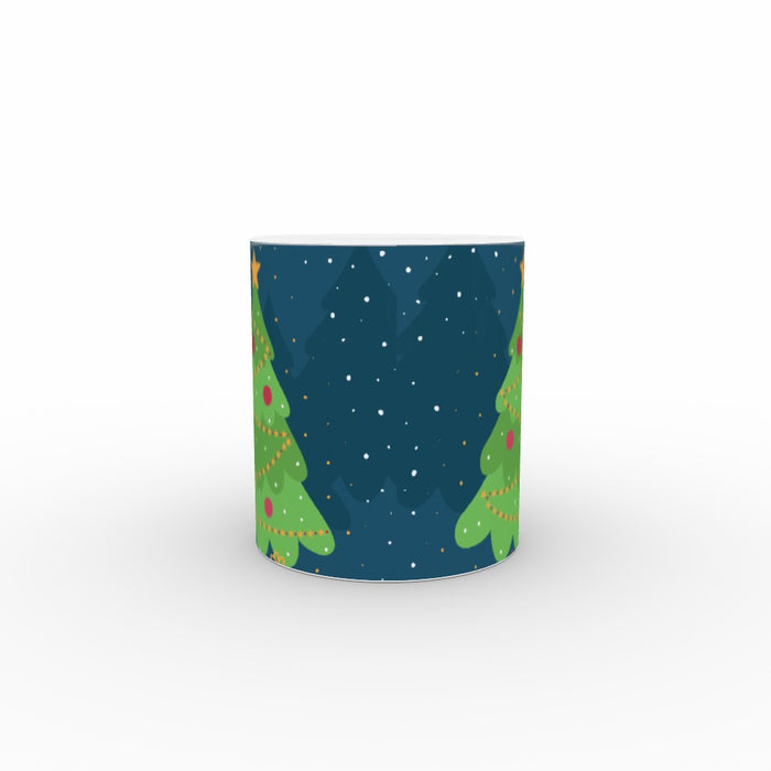 11oz Ceramic Mug - Christmas Tree - printonitshop