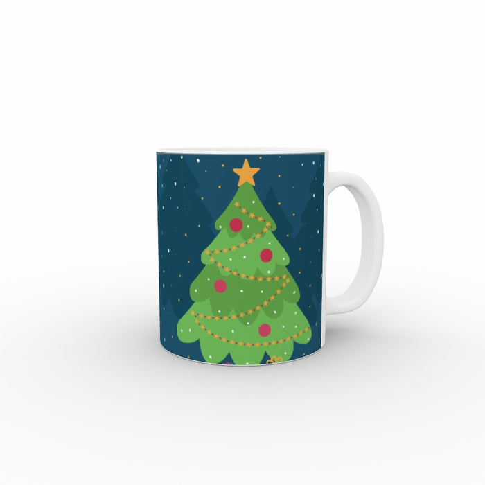 11oz Ceramic Mug - Christmas Tree - printonitshop