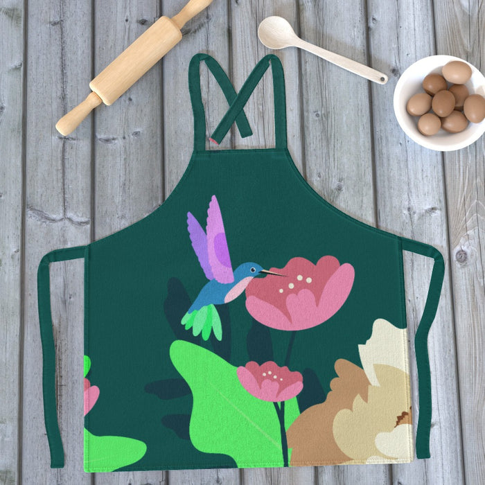 Apron - Floral Bird - printonitshop