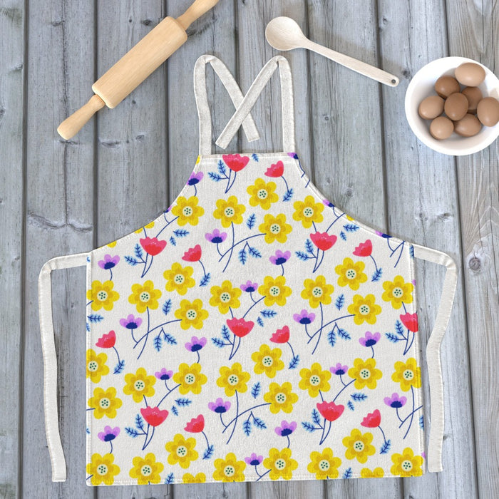 Apron - Yellow Flowers - printonitshop