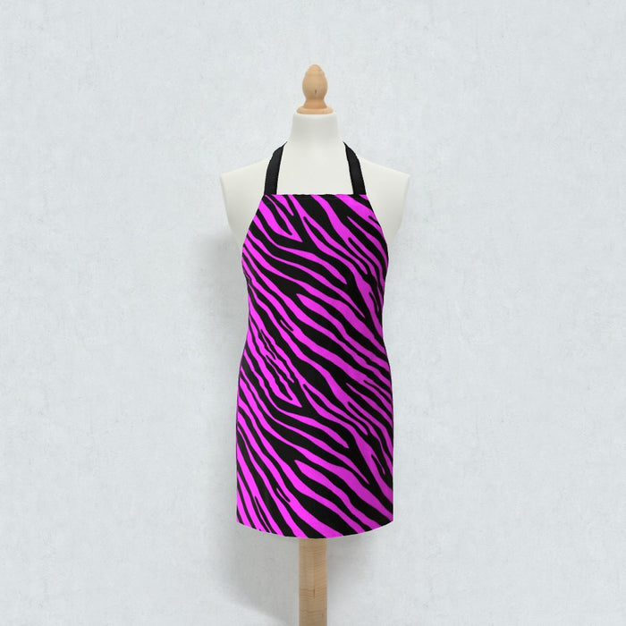 Apron - Pink Zebra - printonitshop