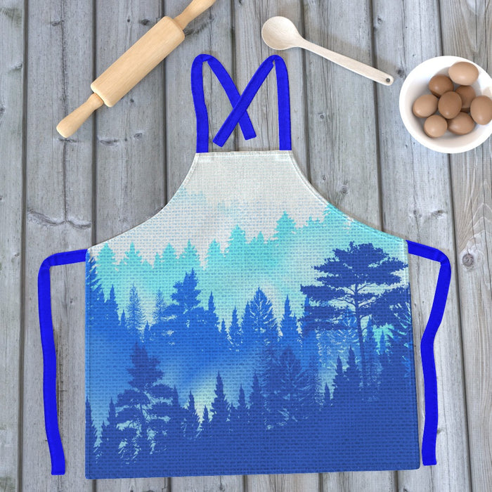 Apron - Forest Blue - printonitshop