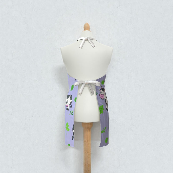 Apron - Cows Violet - printonitshop