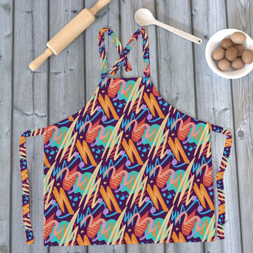 Apron - Doodle Purple - printonitshop