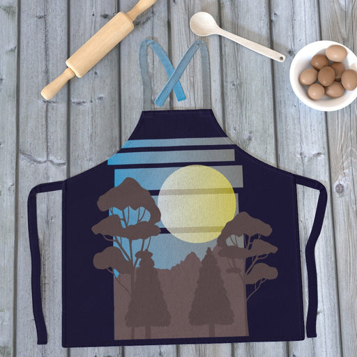 Apron - Trees and Sun - printonitshop