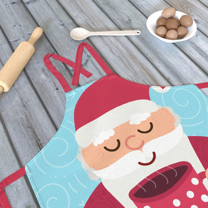 Apron - Santa's Hot Drink - printonitshop