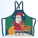 Apron - Santa and the Reindeer - printonitshop