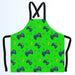 Apron - Bright Green Gaming - printonitshop