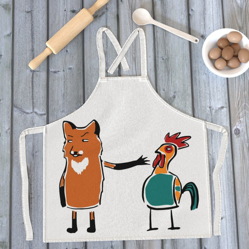 Apron - Fox and Chicken - printonitshop