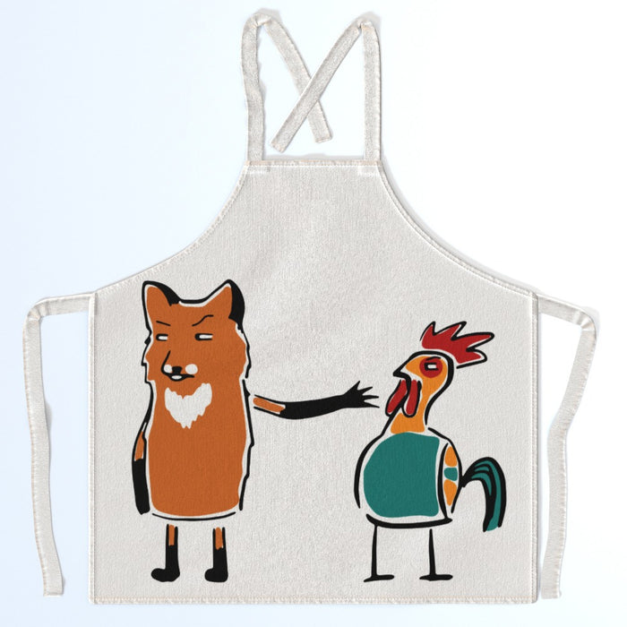 Apron - Fox and Chicken - printonitshop