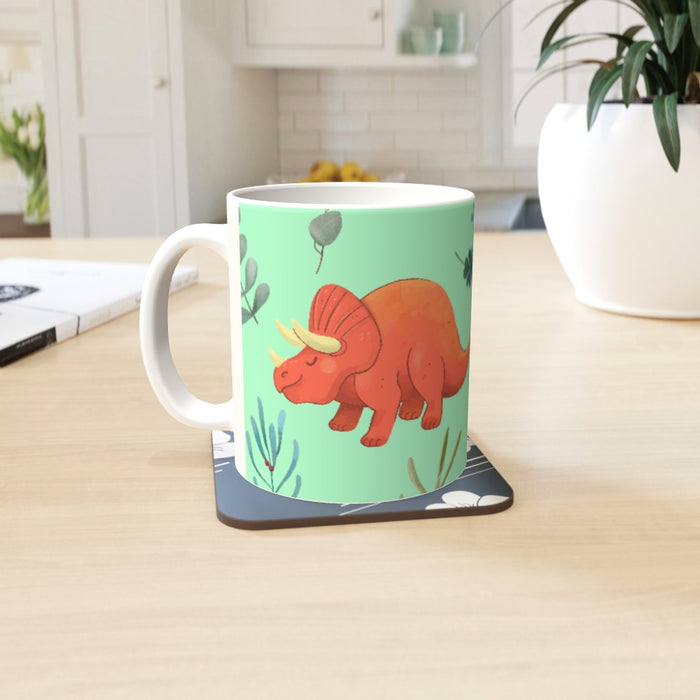 11oz Ceramic Mug - Dino Light - printonitshop