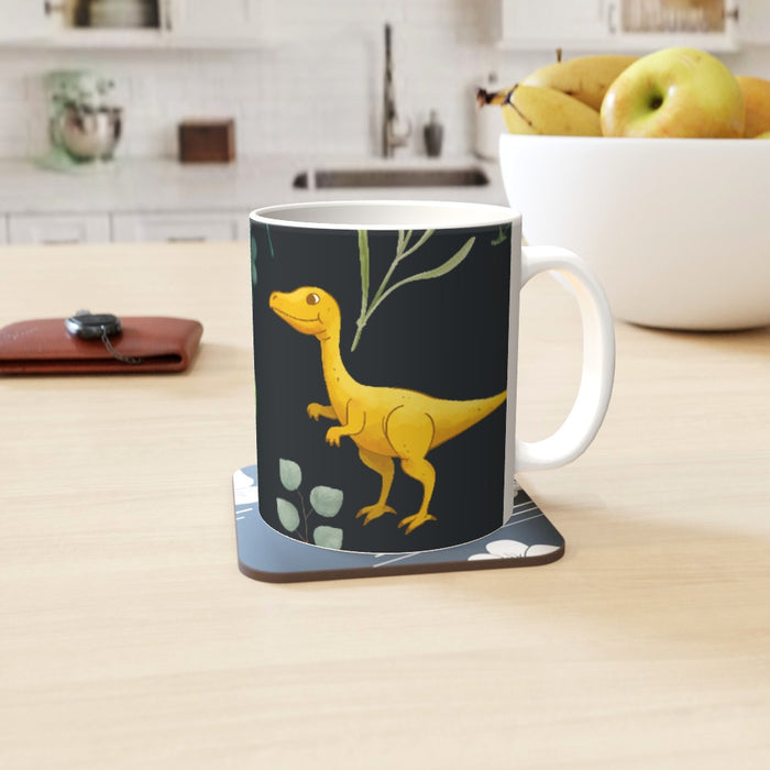 11oz Ceramic Mug - Dino Dark - printonitshop