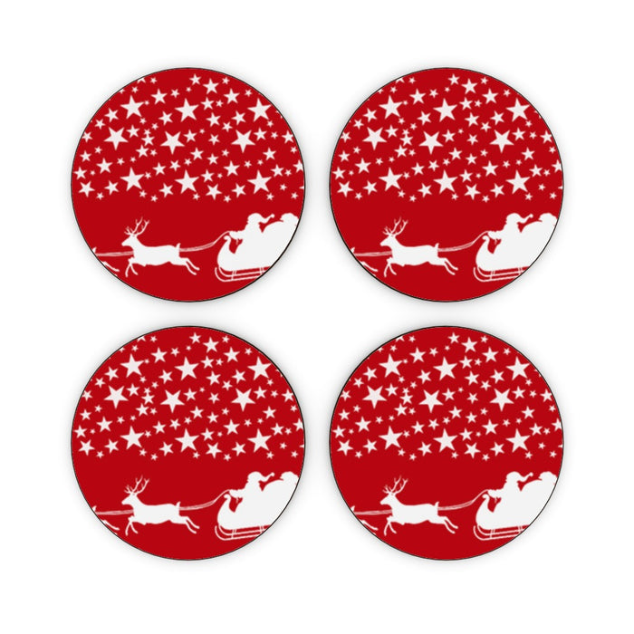 Coasters - Father Christmas On Route - printonitshop