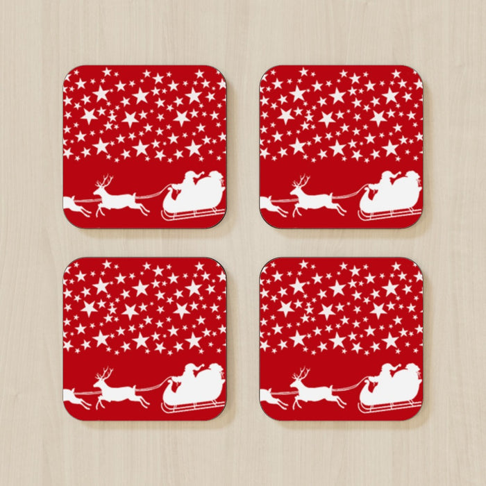 Coasters - Father Christmas On Route - printonitshop