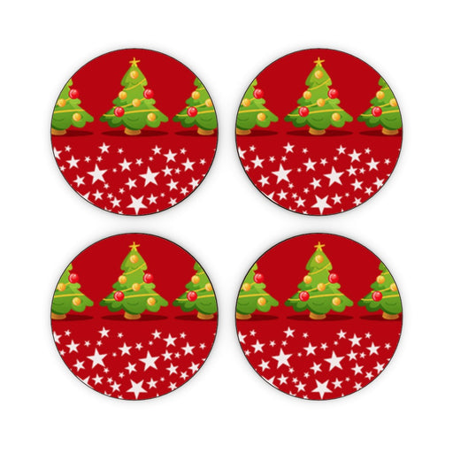 Coasters - Christmas Trees - printonitshop