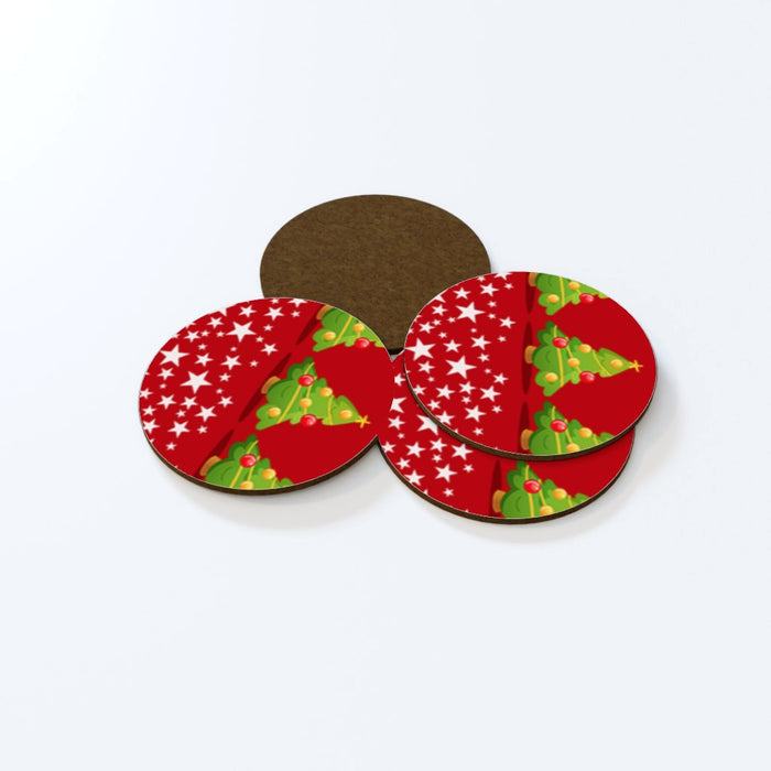 Coasters - Christmas Trees - printonitshop