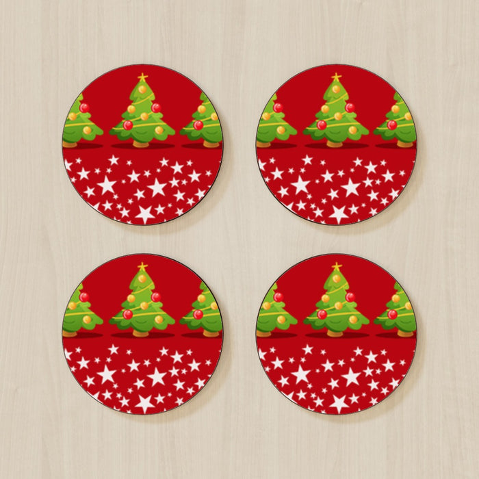 Coasters - Christmas Trees - printonitshop