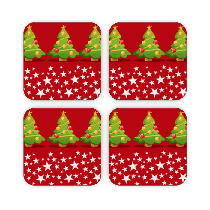 Coasters - Christmas Trees - printonitshop